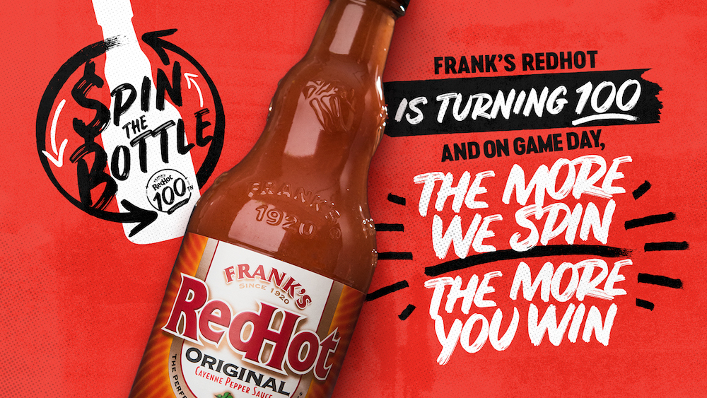 Super Bowl LIV: Frank's RedHot Hot Sauce Invites Super Bowl Fans to a Live  and Digital Spin The Bottle Game on Twitter As Big Games Begin - adobo  Magazine Online