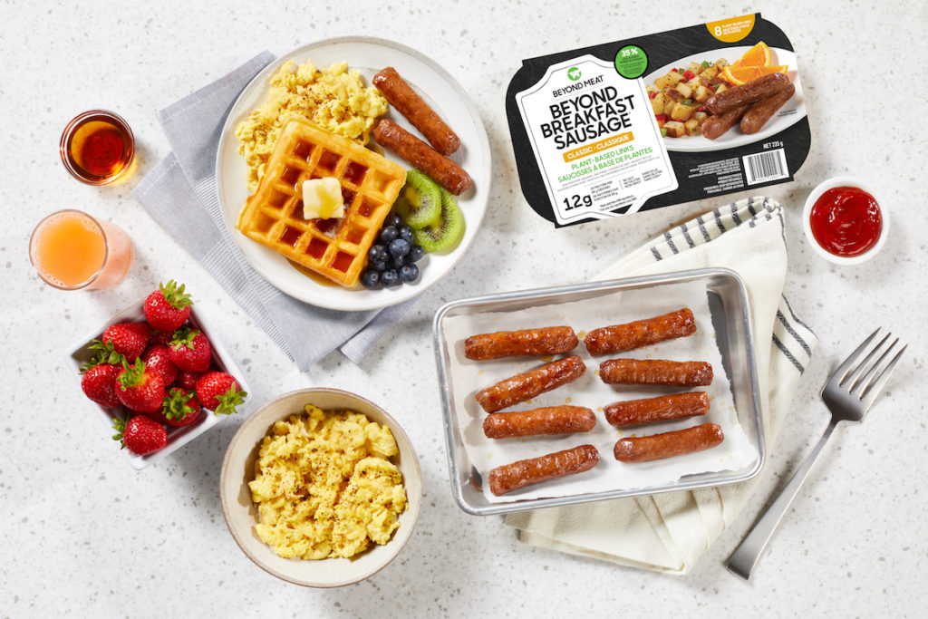 Beyond Meat brings Beyond Breakfast Sausage Links to Canada by giving ...