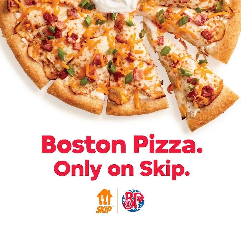British Columbias Favourite Boston Pizza Dishes Available Exclusively Through Skip 